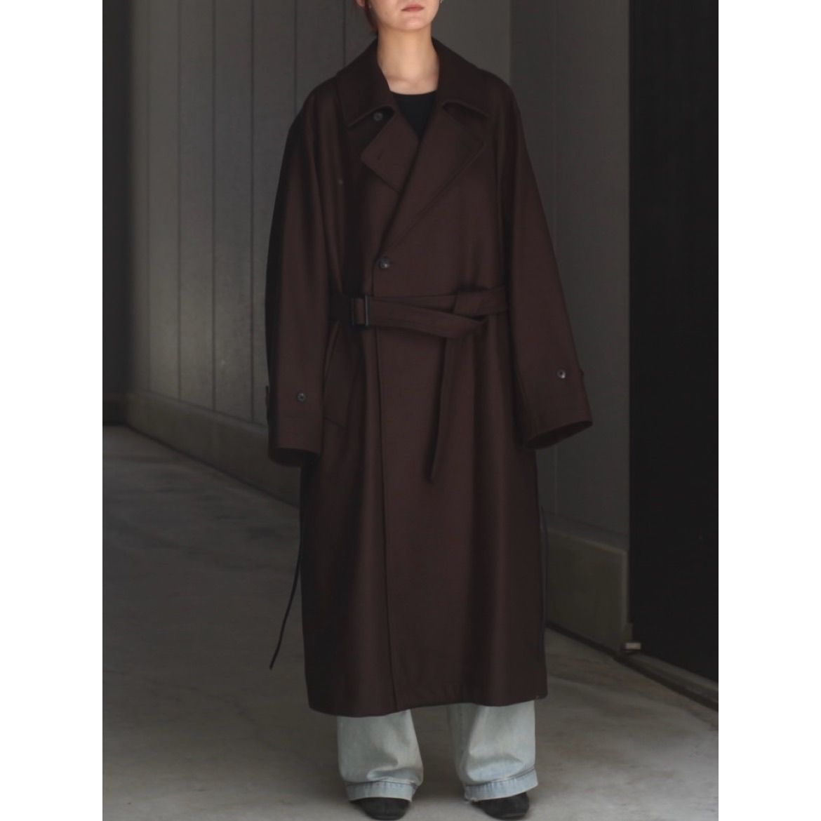 【残りわずか】Oversized Double Breasted Coat(WOOL)