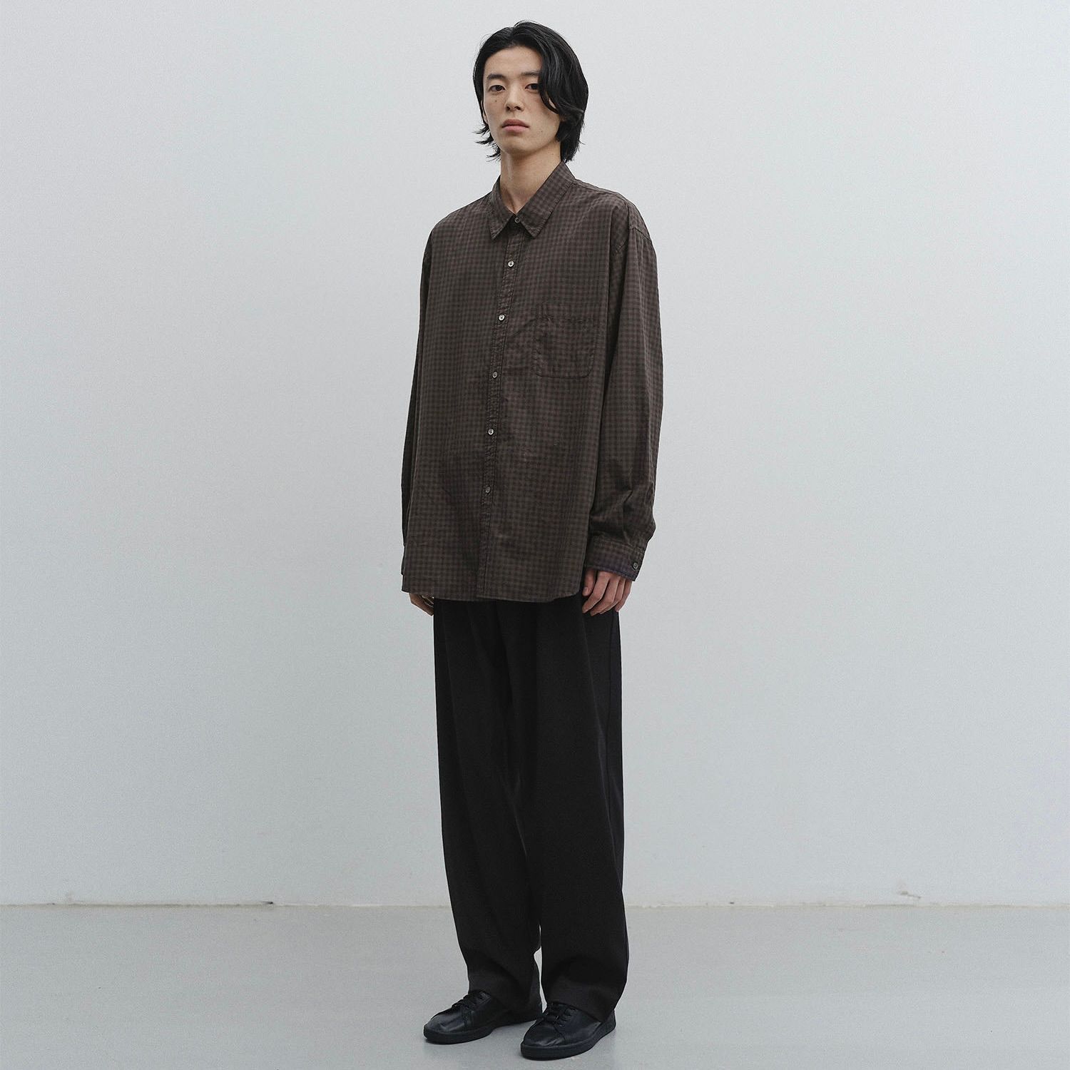 【残り一点】Bold Garment Gingham Check Shirt
