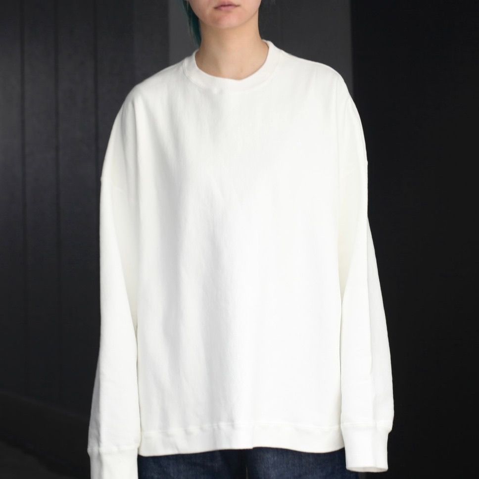 ATON - 【残り一点】Garment Dyed Urake Oversized Pullover | ACRMTSM