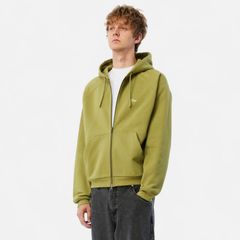 【残り一点】Cursive Small Logo Zip Hoodie