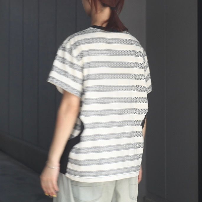 【残り一点】Nordic Pattern Jacquard T-Shirt