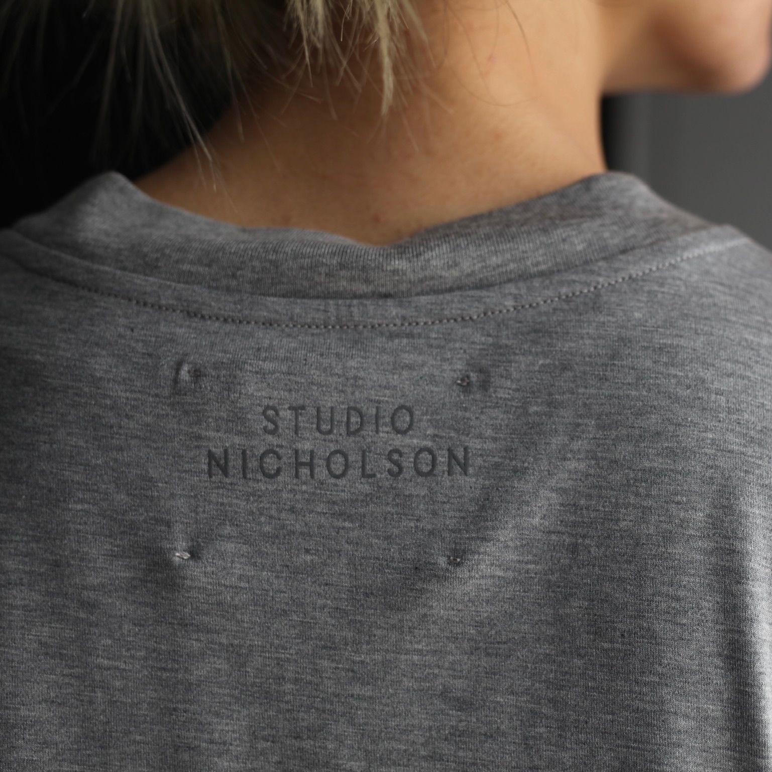 STUDIO NICHOLSON - 【残り一点】Branded Easy Fit SS T-shirt