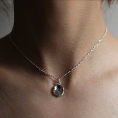 【お取り寄せ注文可能】Amulet Pendant_L(PINK TOURMALINE)