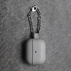 【残り一点】チェーン付レザーAir Pods Proケース(WHITE BEIGE)