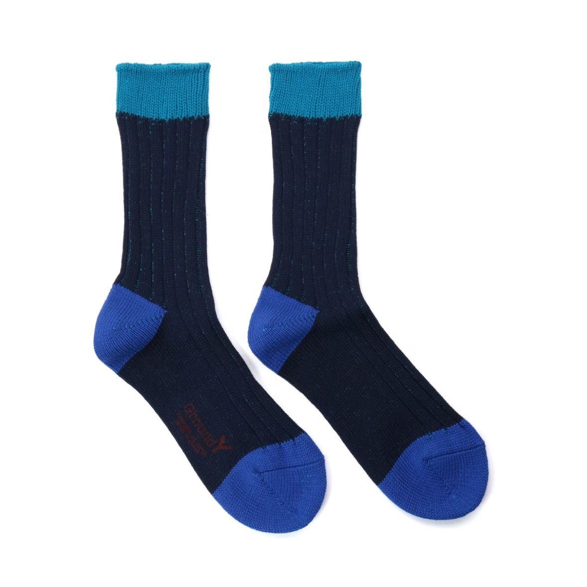 【残り一点】4×2リブソックス(NAVY)