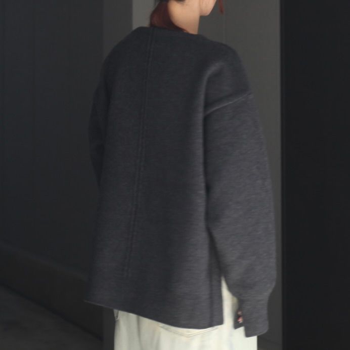 【残り一点】Extra Fine Wool Knit Boat Neck LS