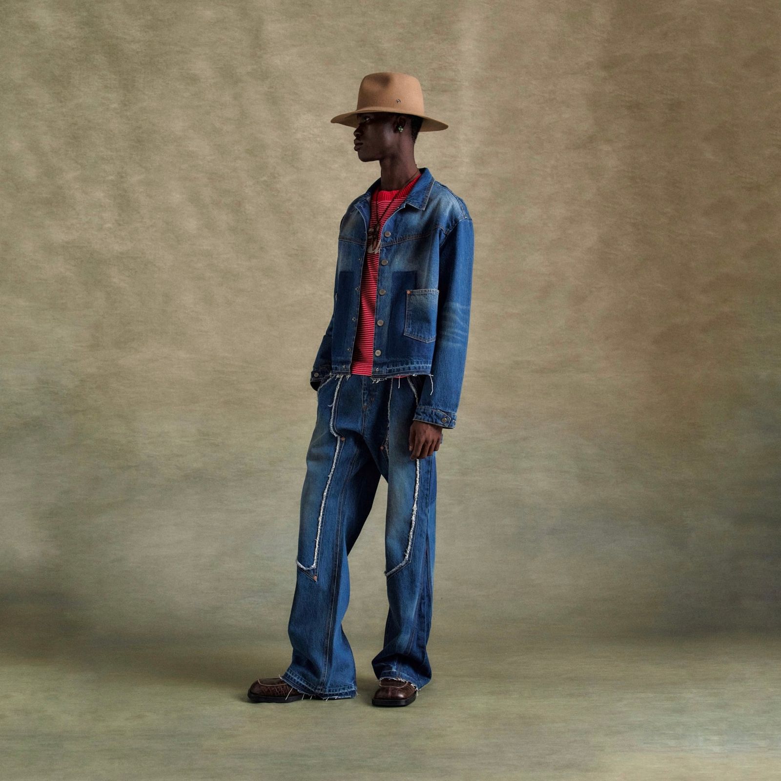 【残り一点】Rodeo Carpenter Wide Jeans