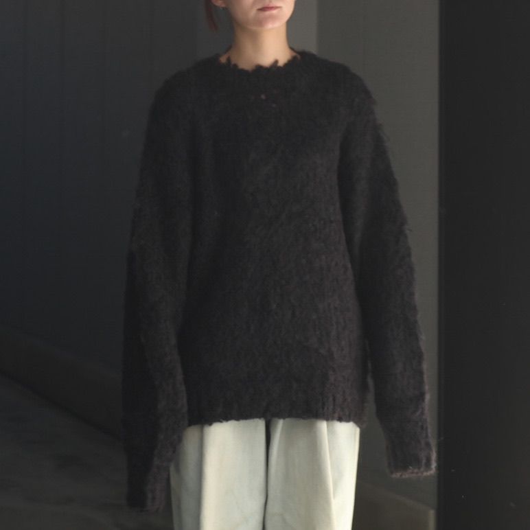 【残り一点】3Color Mix Mohair Crewneck Sweater