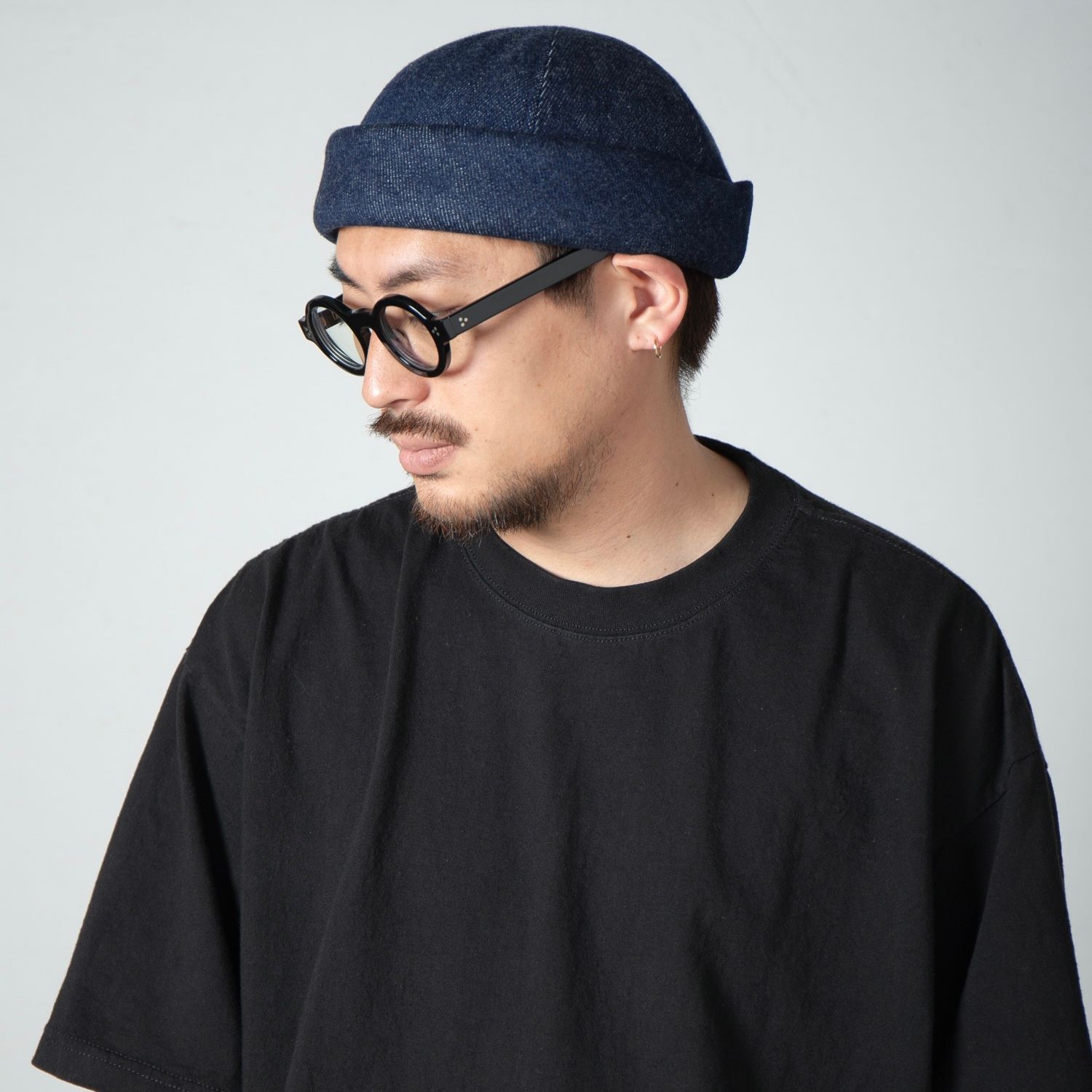 【残り一点】Denim Roll Cap