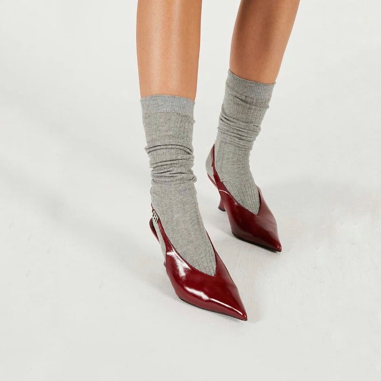 【残り一点】Sheer Rib Long Socks