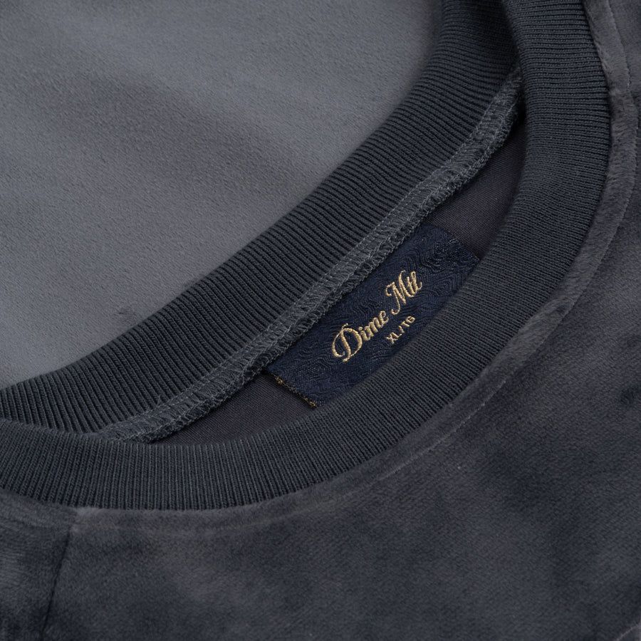 【残り一点】Cursive Velvet Crewneck