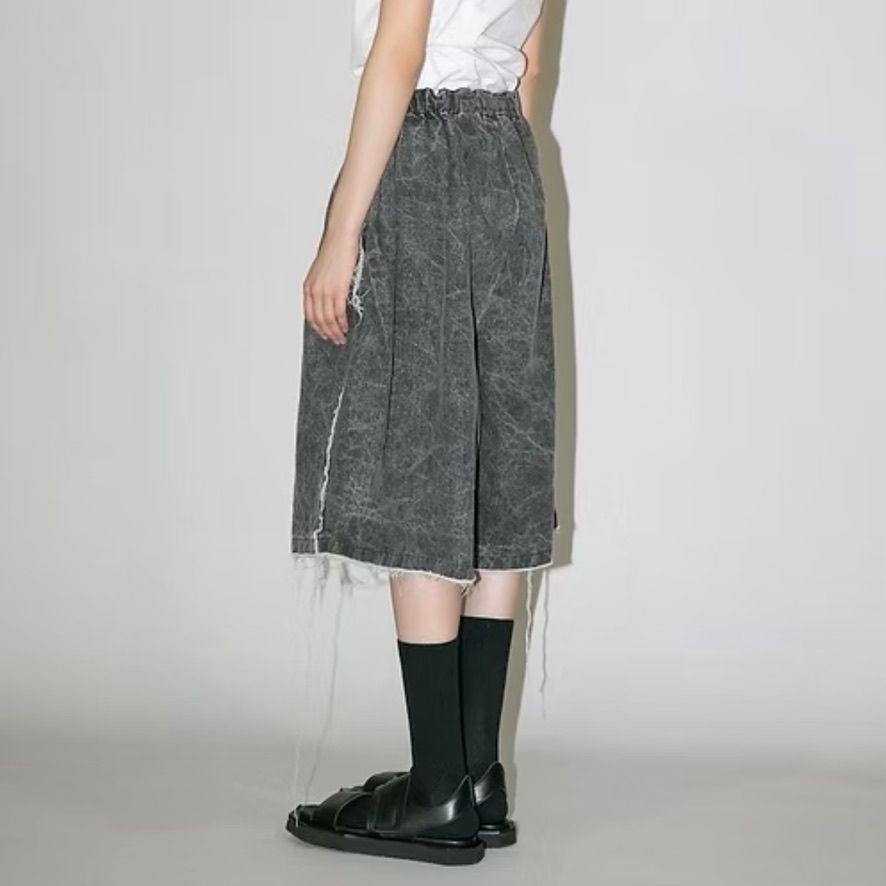 【残り一点】ピグメントプリントデニムショーツ