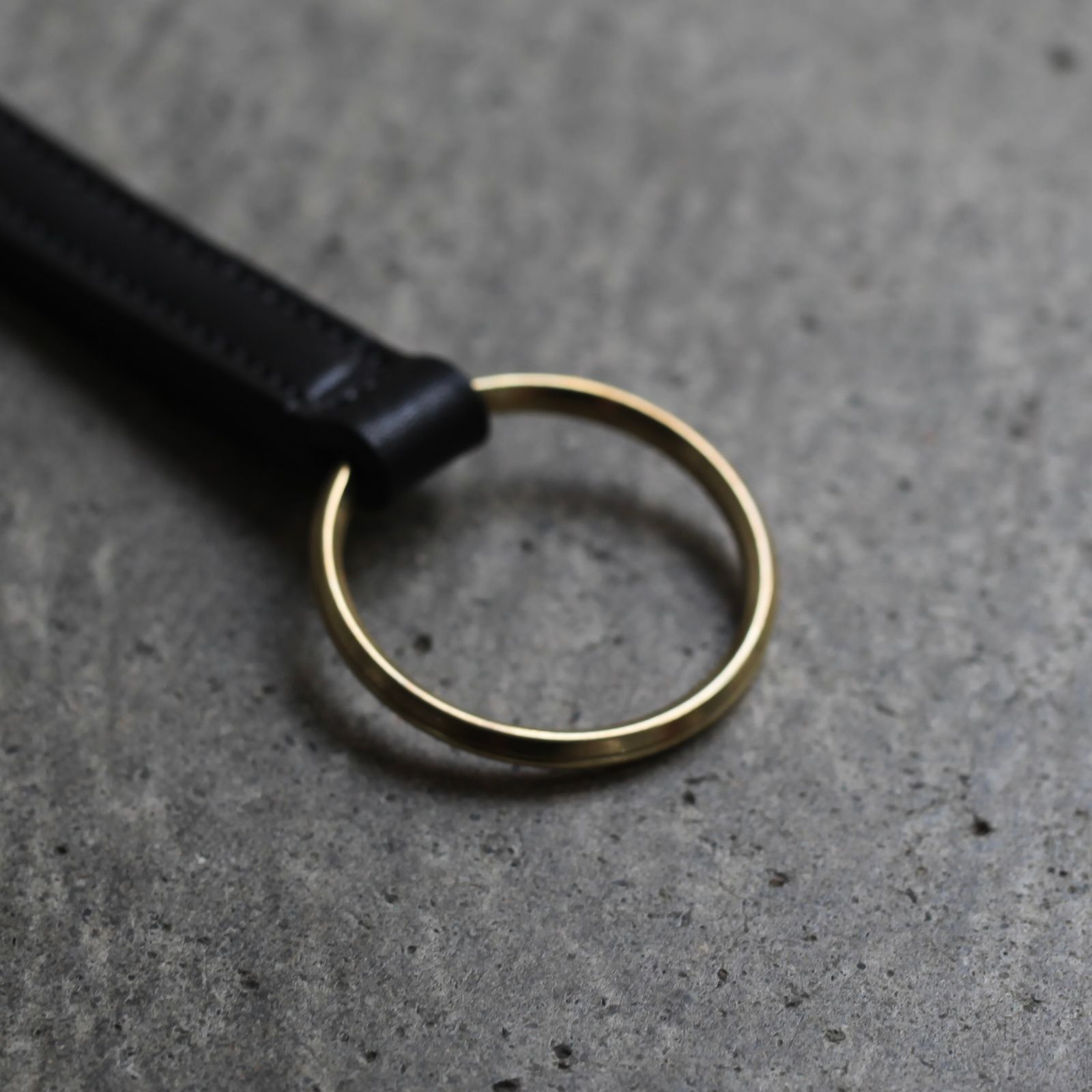 【残り一点】Stirrup Leather Key Fobs(BLACK)