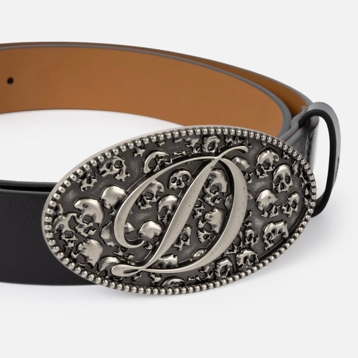 【残りわずか】Skull Leather Belt