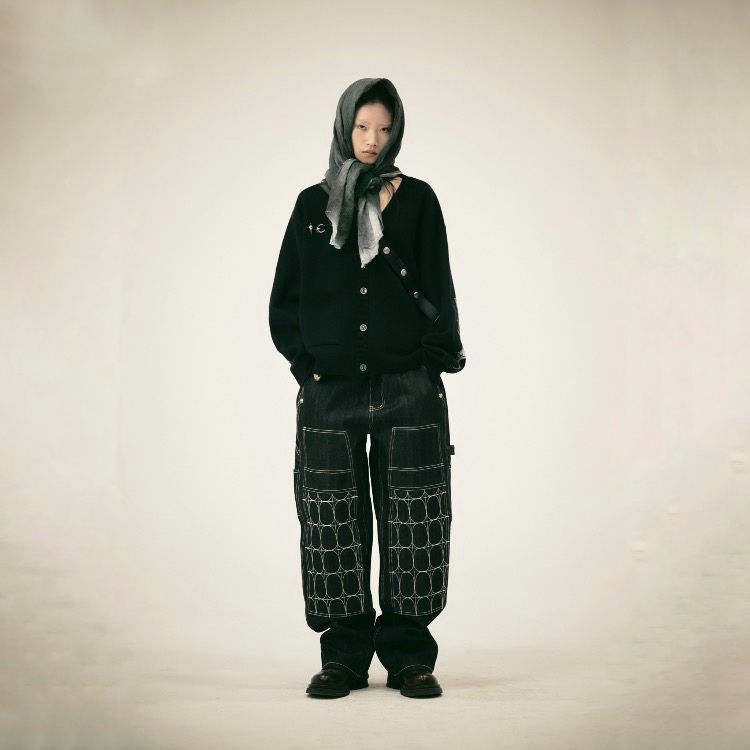 【残り一点】TC Bone Knit Cardigan