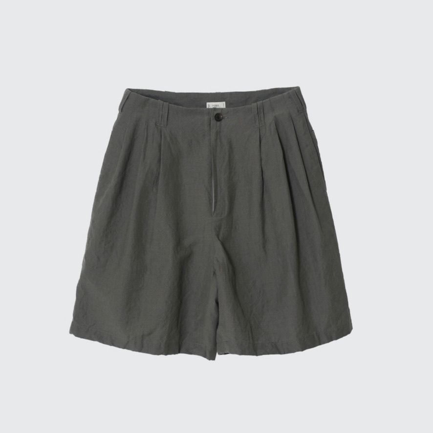 【残り一点】Wool Linen 3Pleated Shorts