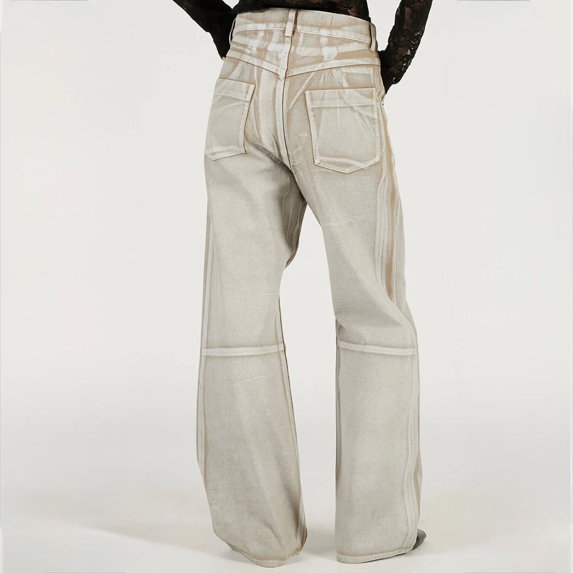 【残り一点】ストレートデニムパンツ