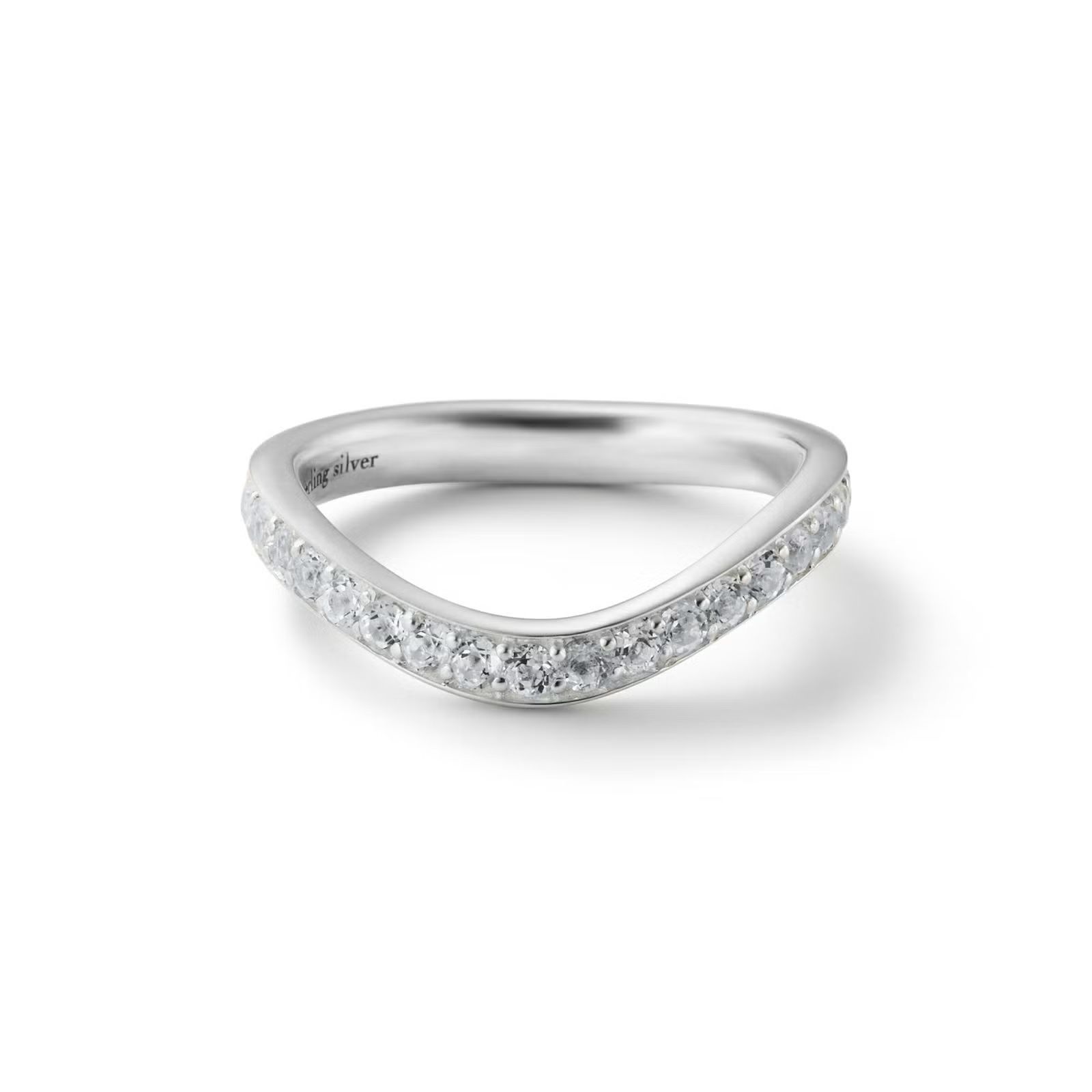 【お取り寄せ注文可能】Curved Eternity Ring
