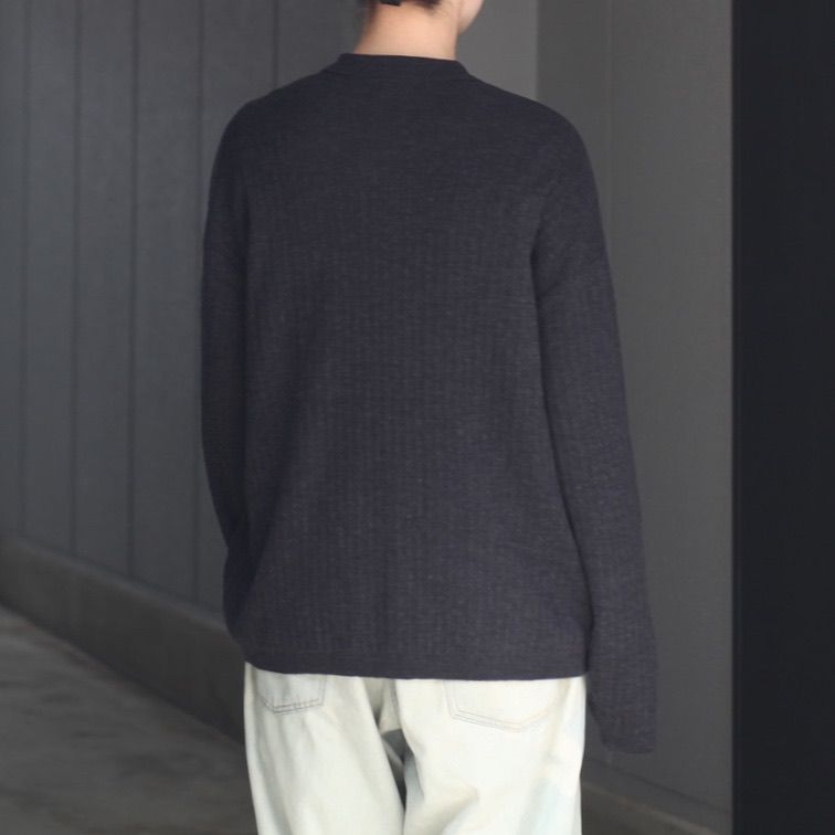 【残りわずか】Crepe Knit Shirt