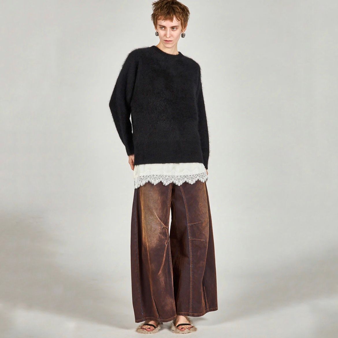 【残り一点】Flocky Denim Pants