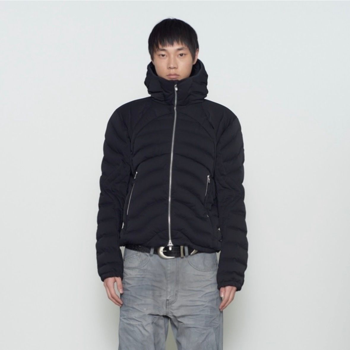 【残り一点】Panelled Hooded Puffer Jacket