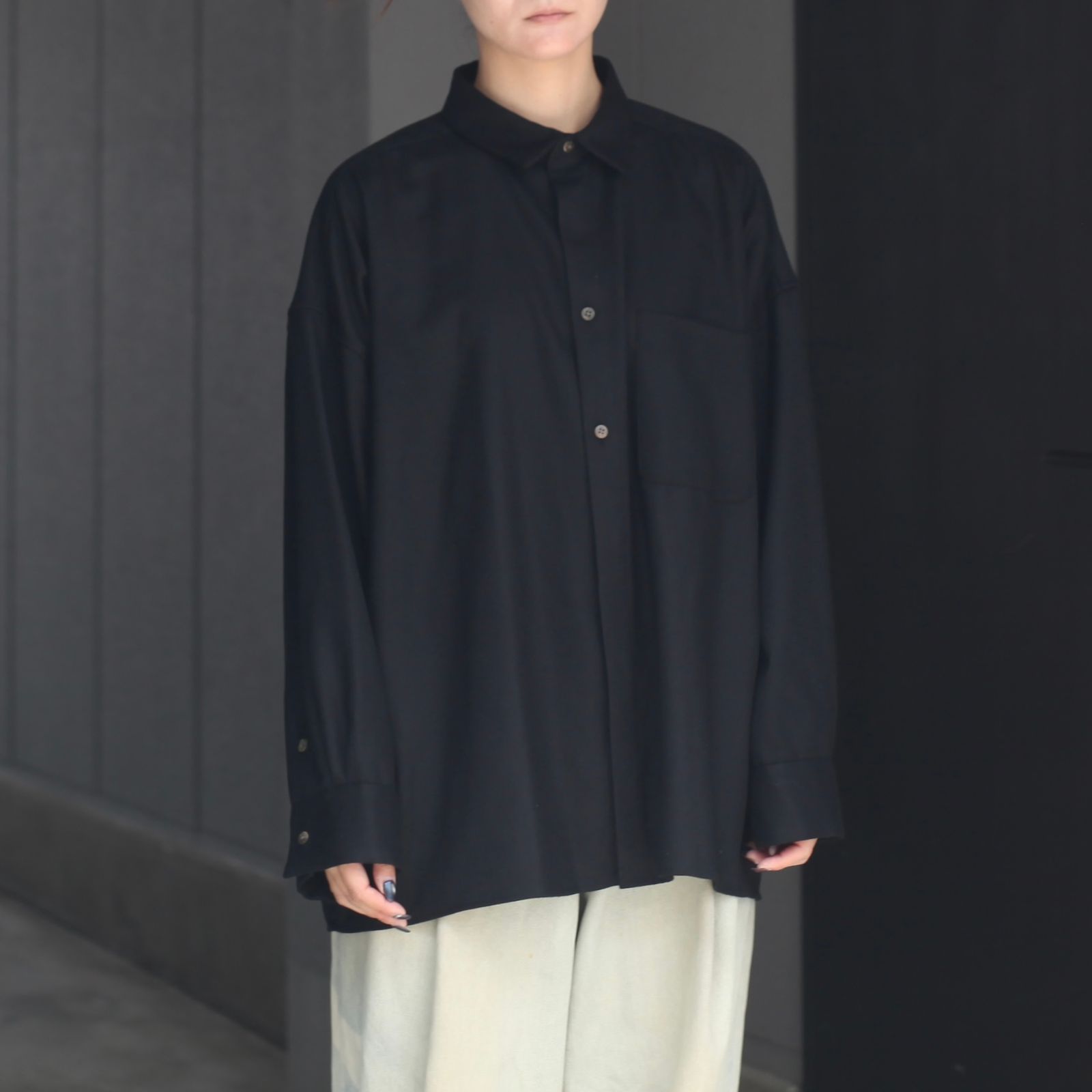 【残り一点】よそいきワイドBOXシャツ