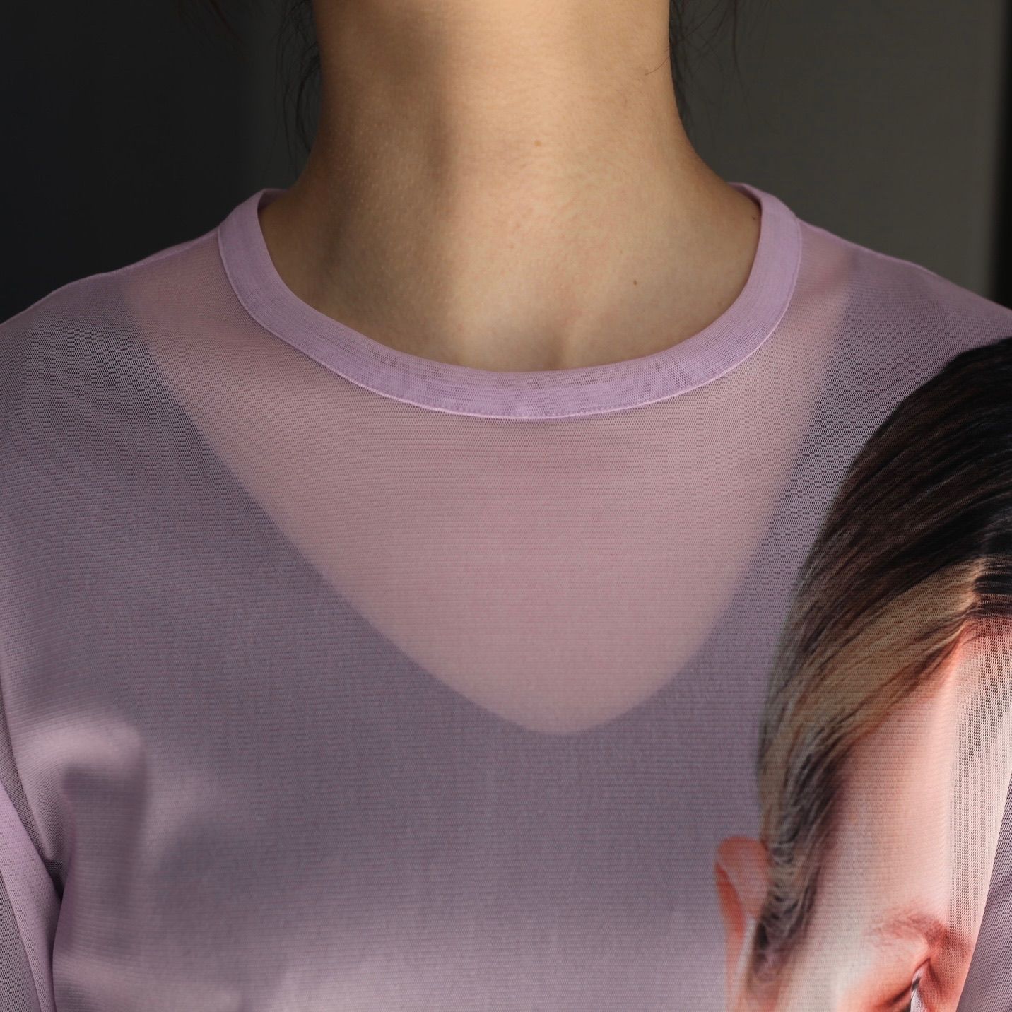 【残り一点】Graphic Mesh Top B