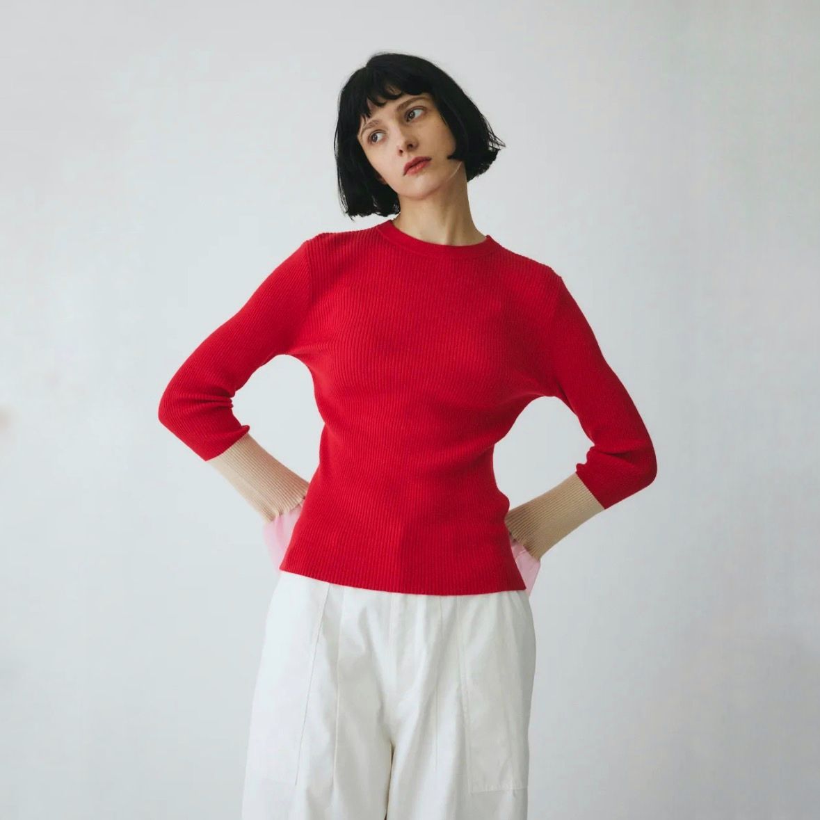 【残り一点】Flare Sleeve Knit Tops