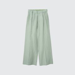 【残り一点】Front Tuck Belted Wide-Leg Trousers