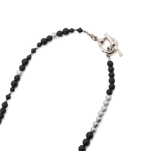 【残り一点】ビーズネックレス(BLACK)