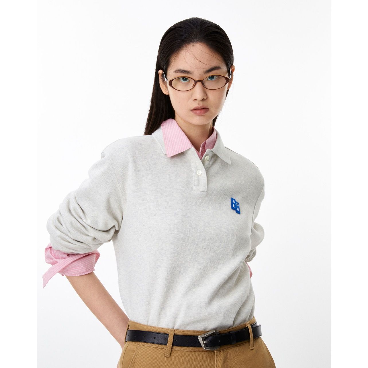 【残り一点】Sig; BL Tag LS polo t-shirt 04