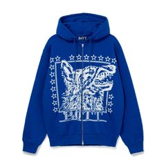 【残り一点】Wolf Zip Hoodie