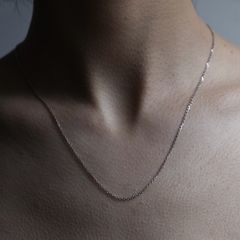 【残りわずか】Chain Necklace 50cm(SILVER)