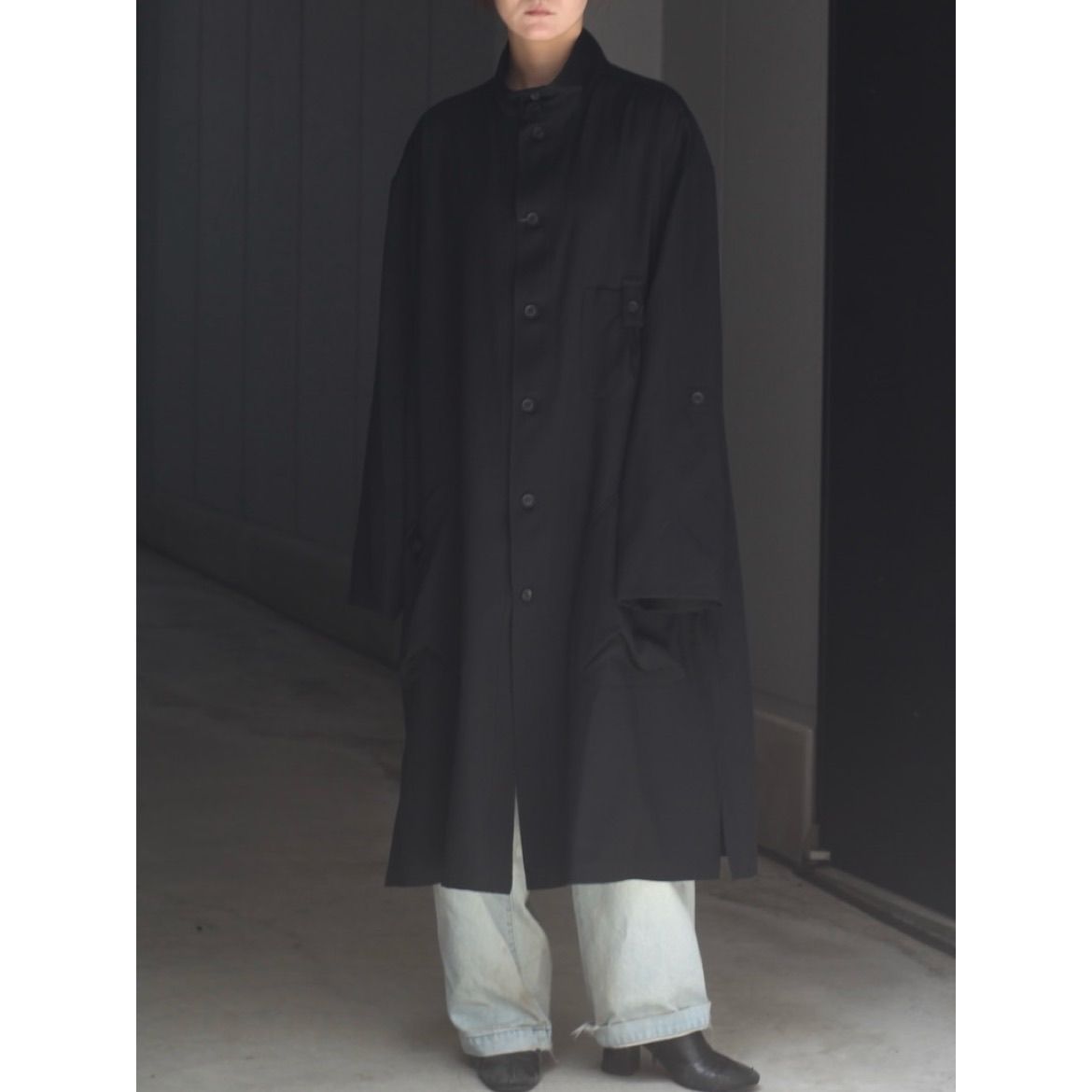 Yohji Yamamoto - 【残り一点】シワギャバシャツコート