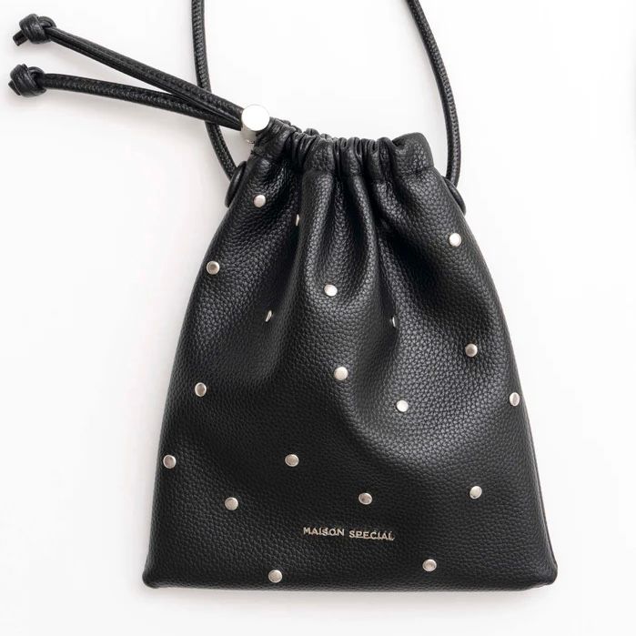 【残り一点】Studs Drawstring Mobile Tote Bag