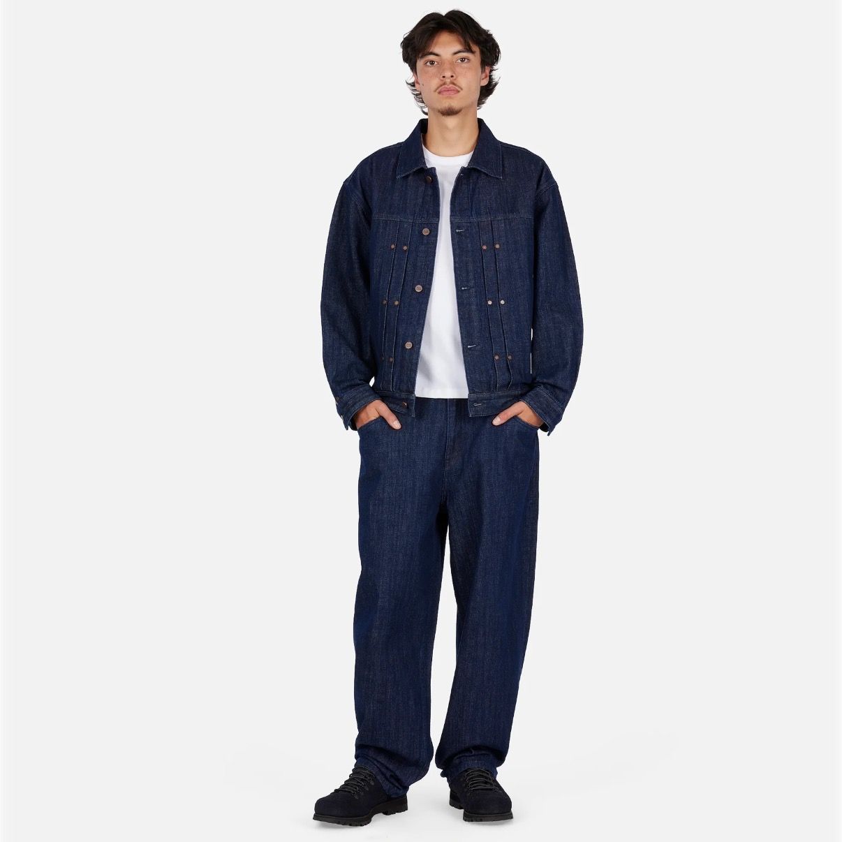 【残り一点】Pleated Denim Jacket