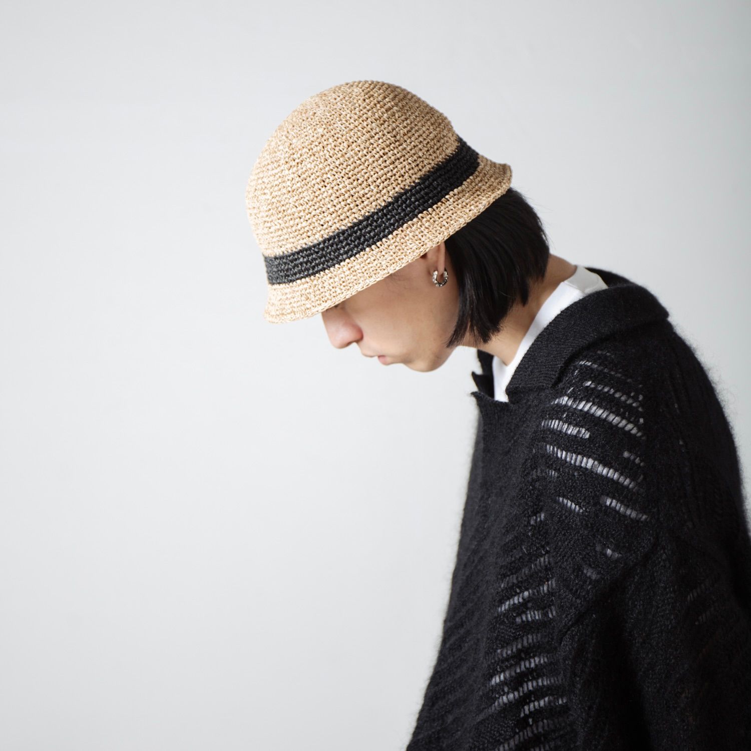 帽子 RACAL Paper Fiber Knit Tulip Hat Racal - 【残り一点】Paper Fiber Knit Tulip Hat | ACRMTSM