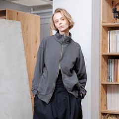 【残り一点】ガーメントダイジップアップスウェット