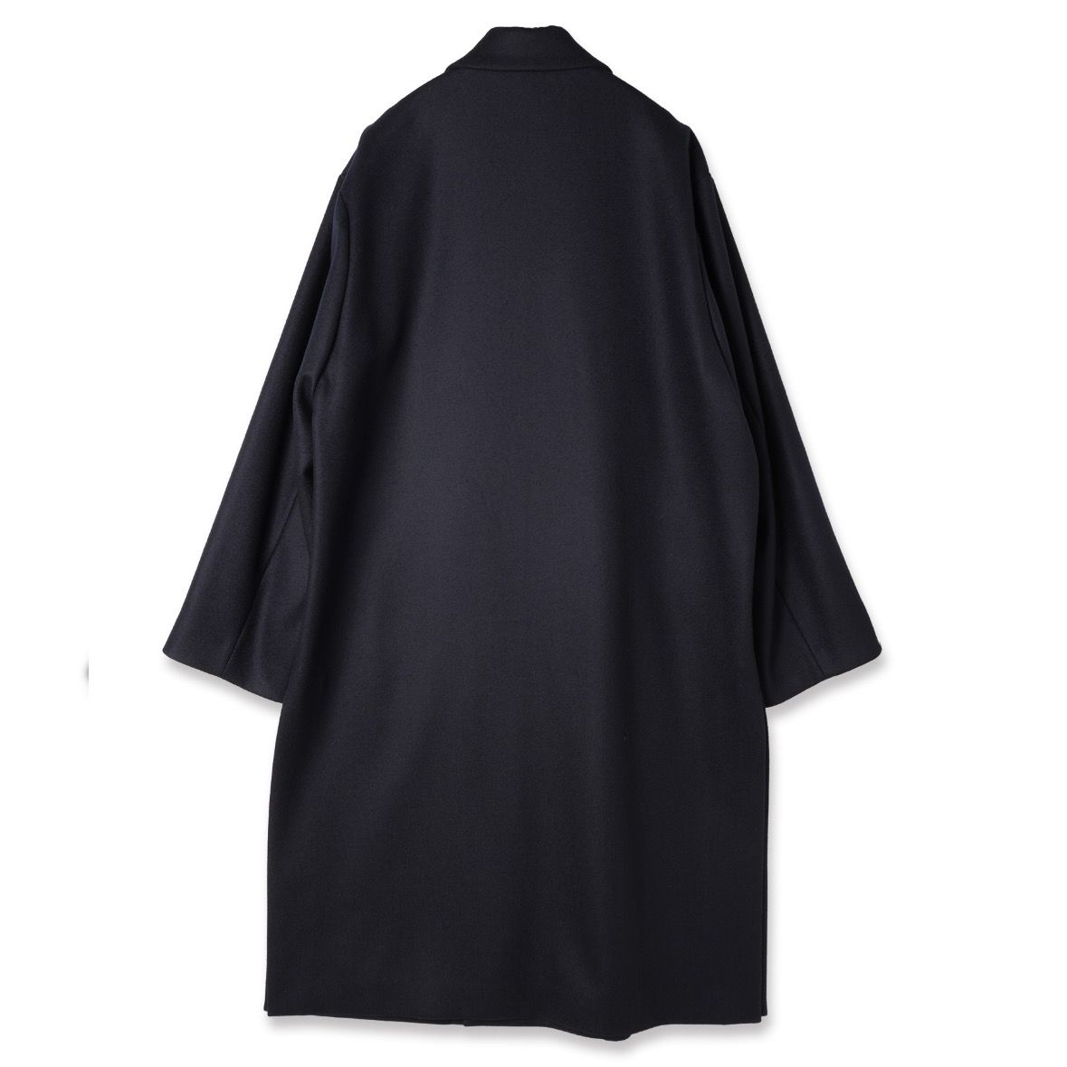 【残り一点】Wool Melton Tie Locken Long Chester Coat