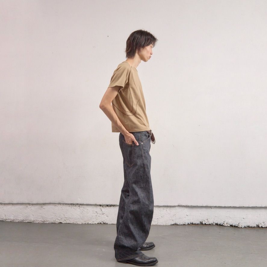 【残り一点】Panelled Half Sleeve T-Shirt