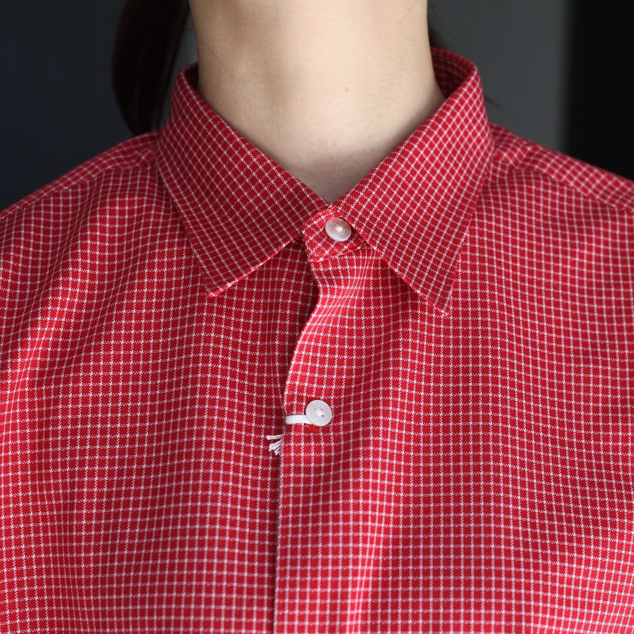 【残り一点】36G Modest Check Shirt