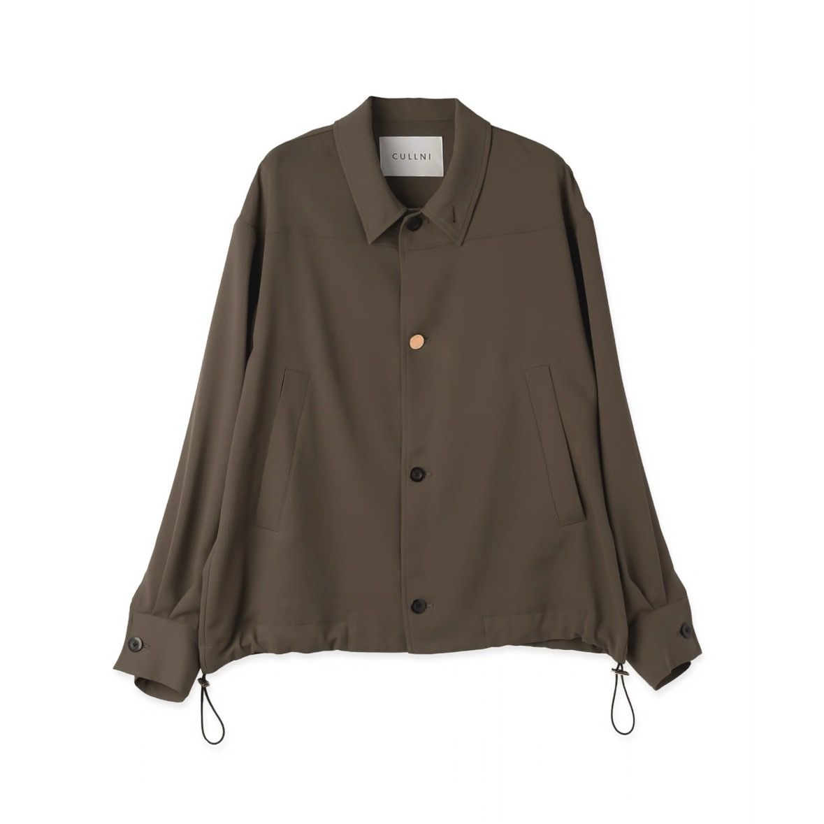 【残り一点】Dry Stretch Cloth Drawstring Shirt Jacket