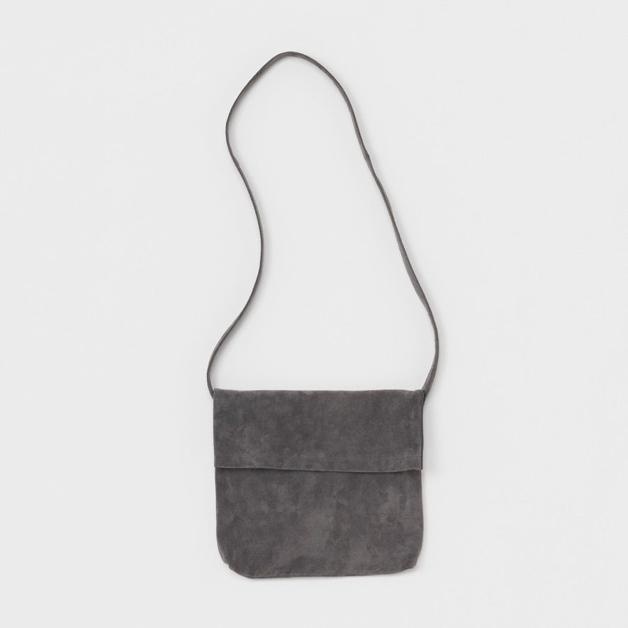 【残り一点】Pig Flap Shoulder Bag Small(DARK GRAY)