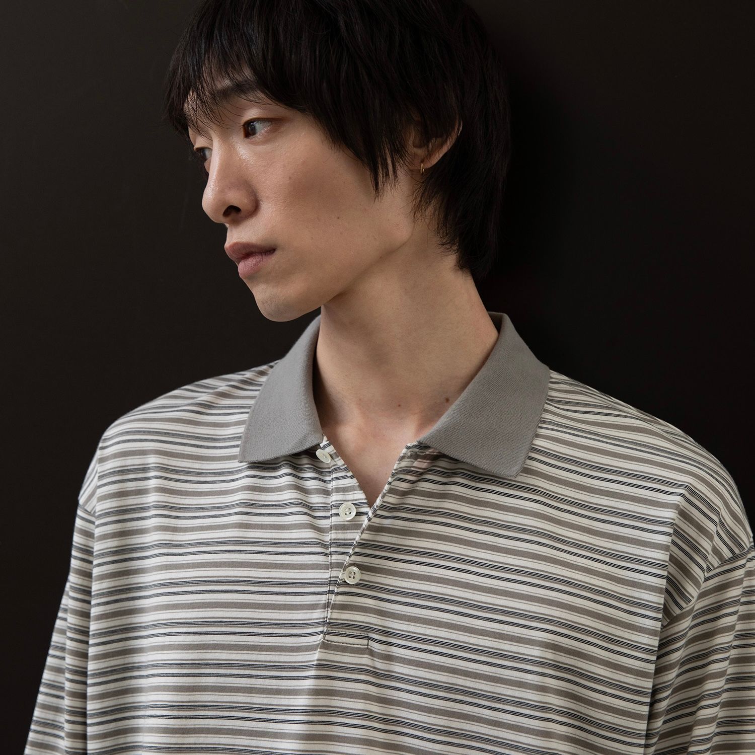 【残り一点】Brief Stripe Rugby Tee