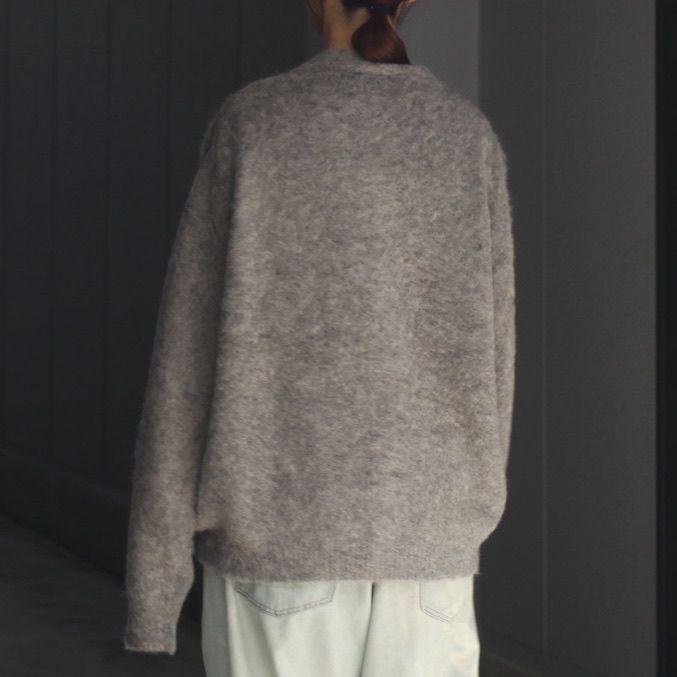 【残り一点】3color Mix Baby Alpaca Cardigan