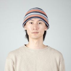 【残り一点】Multi Border Knit Hat