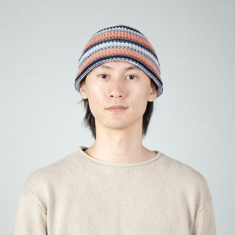 【残り一点】Multi Border Knit Hat