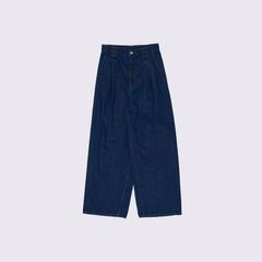 【残り一点】Vintage Washed 3tuck Wide Denim Trousers