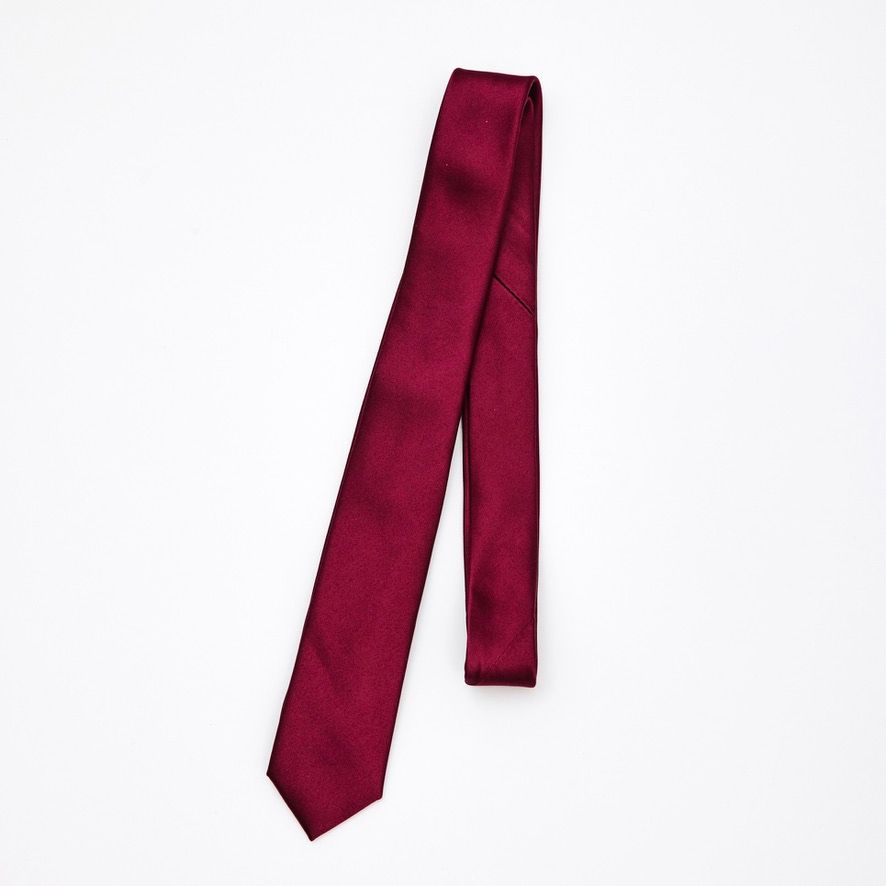 【残り一点】55mm Narrow Tie(BORDEAUX)