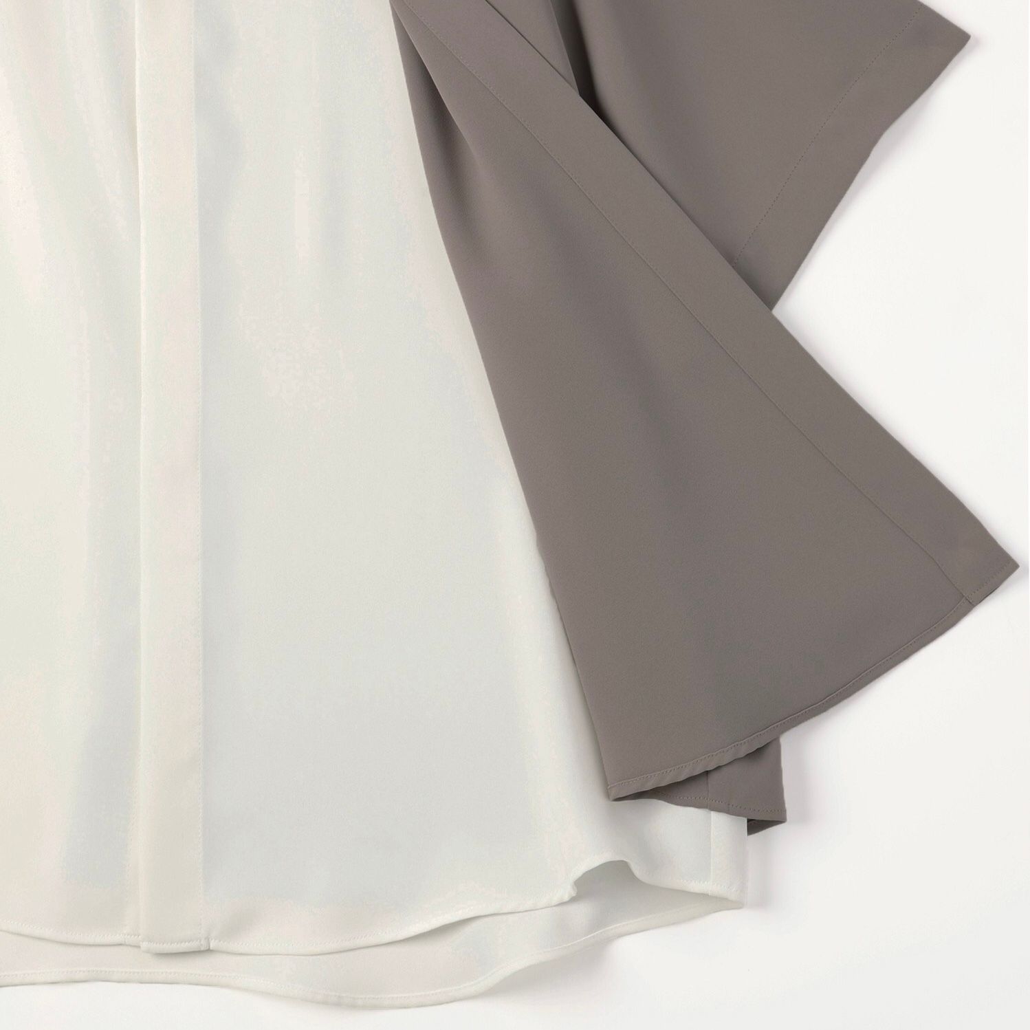 【残り一点】Double Cloth Layered Bi-Color Short Sleeve Shirt